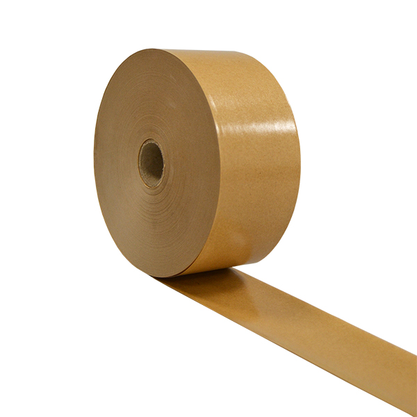 Ruban adhésif en papier kraft gommé marron lisse 60 mm - Controlpack